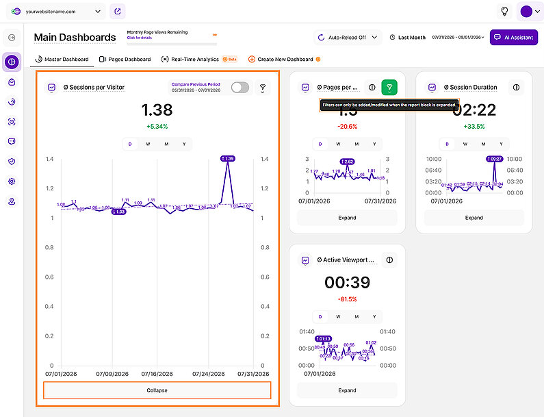 Optimized Report Block Layout Overview Optimized Report Block Layout Overview