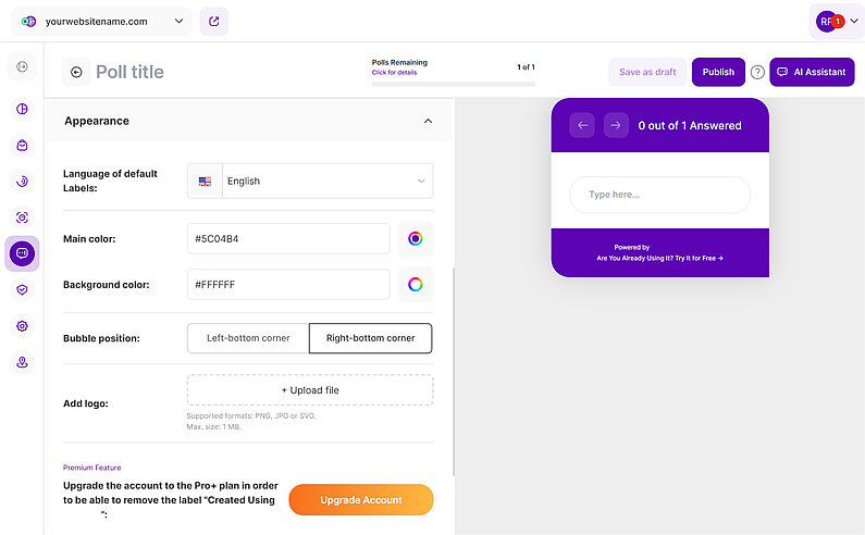 Customize The Appearance Of Your Polls