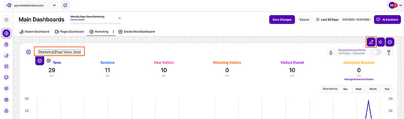 Customize Report Block Names