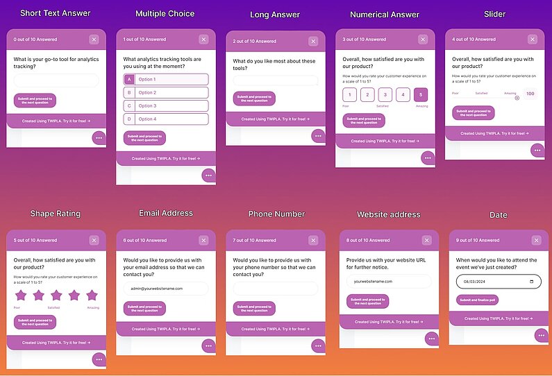 Understanding the Question Types