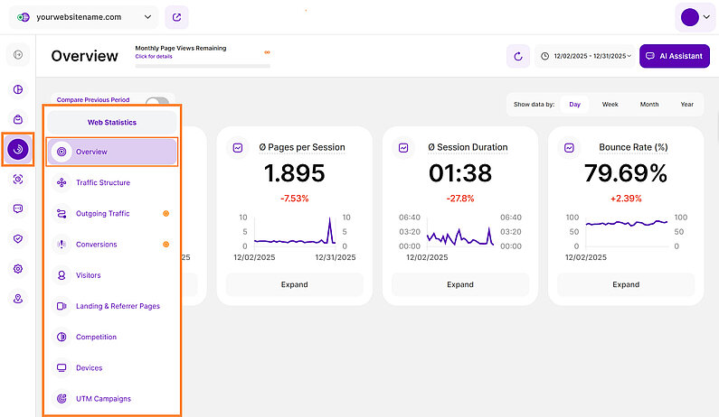 Web Statistics Overview